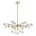 Endon 106256 - Suspension-barre TOUR 13xG9/3W/230V laiton