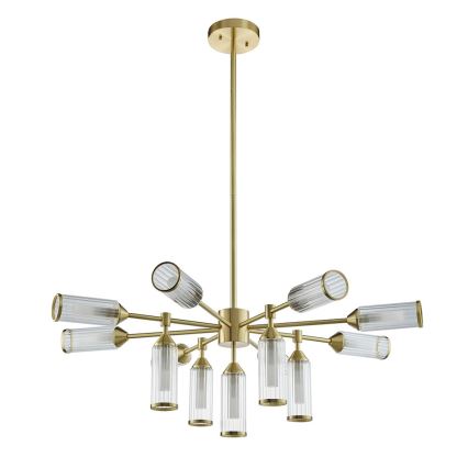Endon 106256 - Suspension-barre TOUR 13xG9/3W/230V laiton