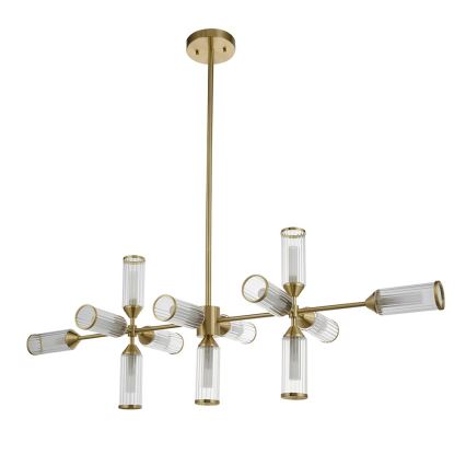 Endon 106259 - Suspension-barre TOUR 13xG9/3W/230V laiton