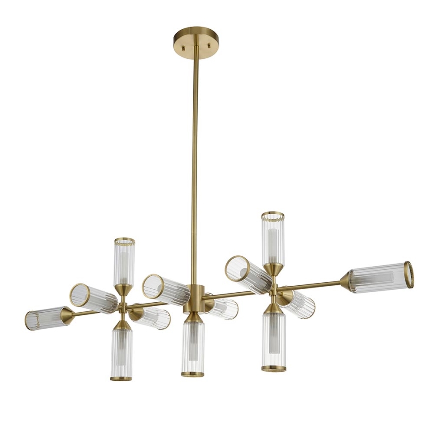 Endon 106259 - Suspension-barre TOUR 13xG9/3W/230V laiton