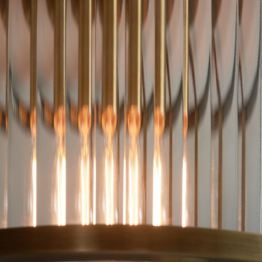 Endon 106265 - Plafonnier RIDGETON 1xE27/10W/230V laiton