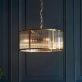 Endon 106282 - Lustre sur chaîne RIDGETON 3xE14/6W/230V laiton