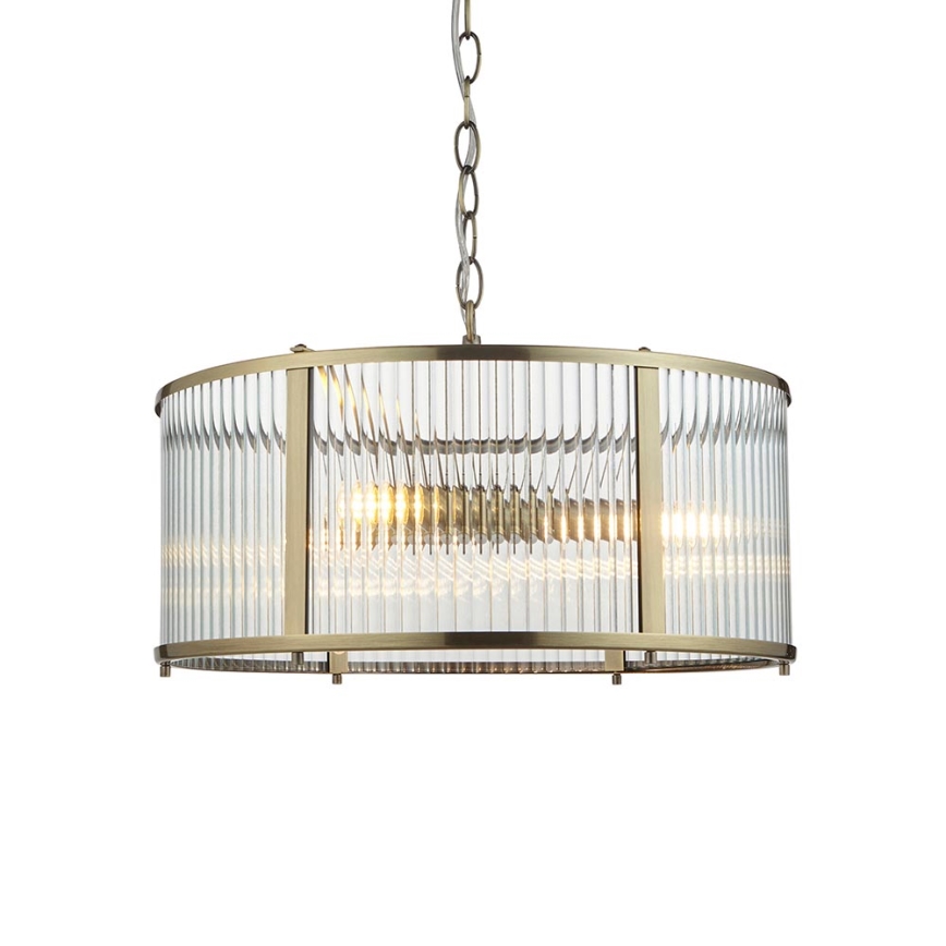 Endon 106282 - Lustre sur chaîne RIDGETON 3xE14/6W/230V laiton
