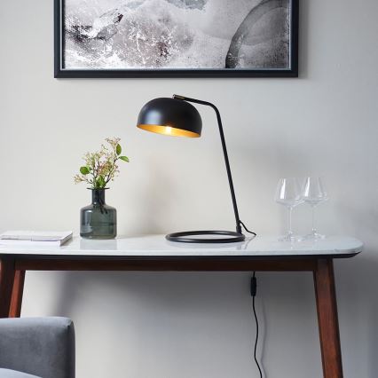Endon 106336 - Lampe de table BRAIR 1xE14/7W/230V noire