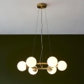 Endon 106390 - Lustre suspendu sur câble OTIS 6xG9/3W/230V doré