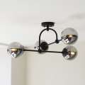 Endon 106662 - Plafonnier ONTARIO 4xE14/7W/230V noir/fumé