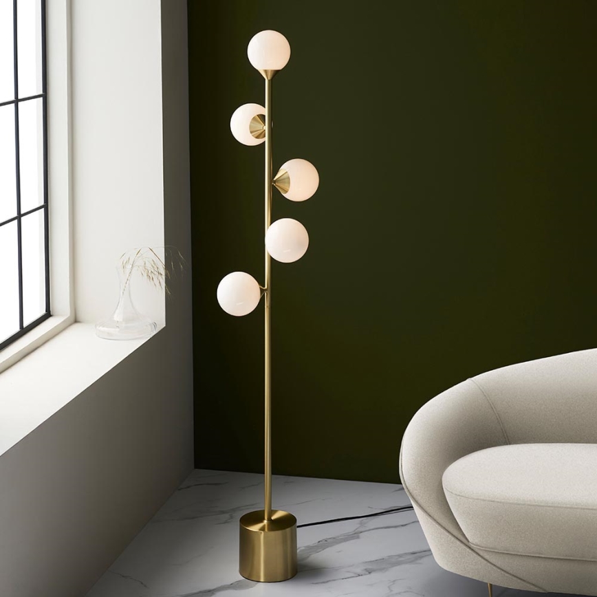 Endon 106756 - Lampadaire OTIS 5xG9/3W/230V doré