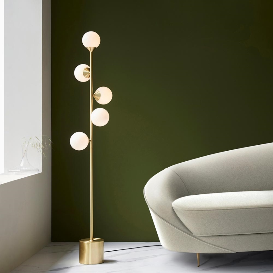 Endon 106756 - Lampadaire OTIS 5xG9/3W/230V doré