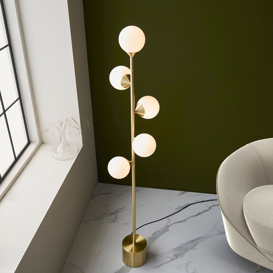 Endon 106756 - Lampadaire OTIS 5xG9/3W/230V doré