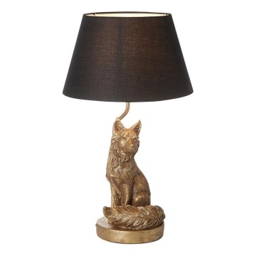 Endon 106796 - Lampe de table FOX 1xE14/6W/230V noir/laiton