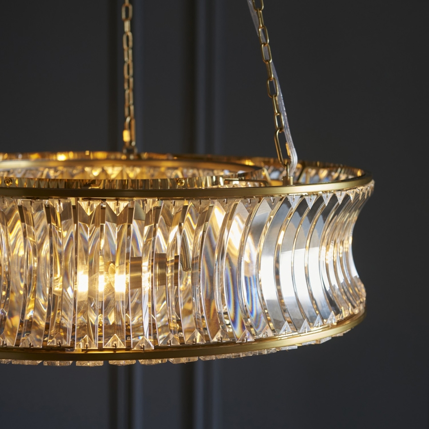 Endon 106811 - Lustre à chaîne 6xE14/6W/230V doré