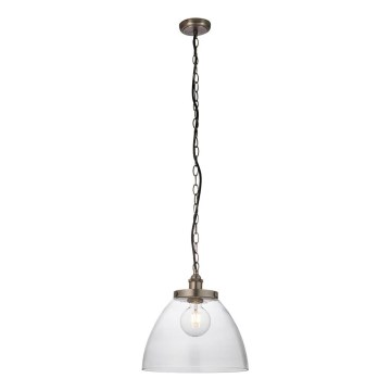 Endon 106896 - Lustre sur chaîne HANSEN 1xE27/10W/230V chrome mat