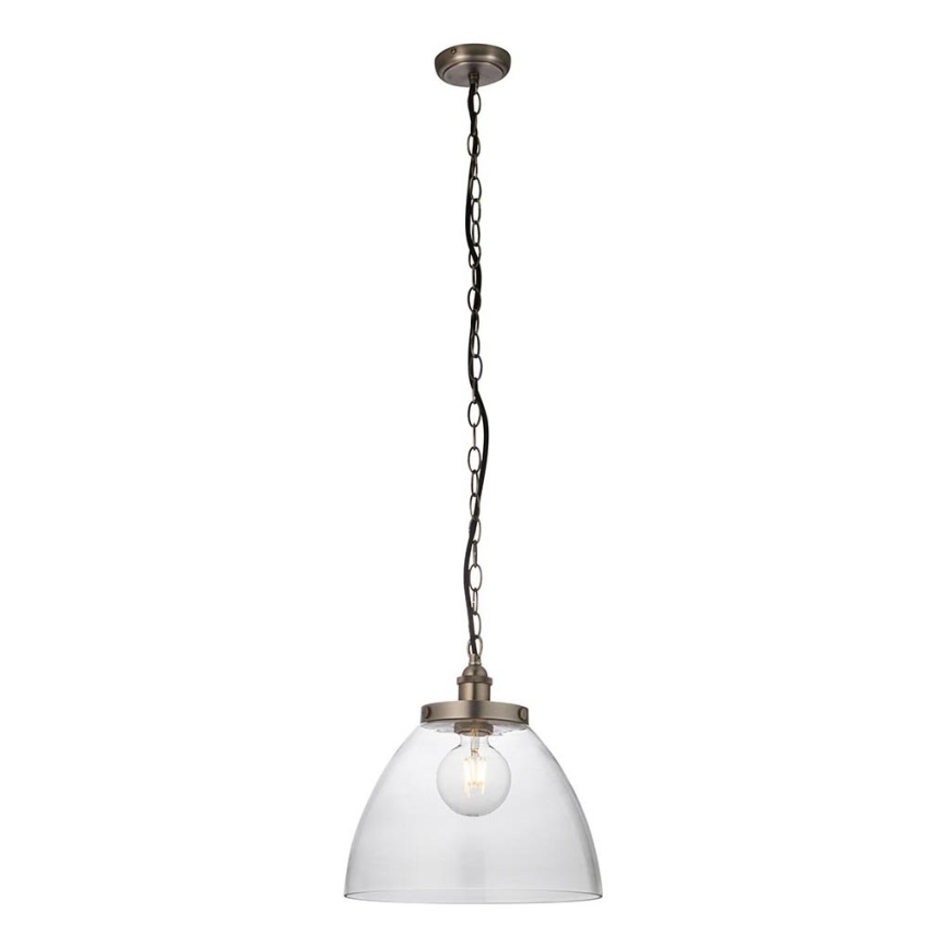 Endon 106896 - Lustre sur chaîne HANSEN 1xE27/10W/230V chrome mat