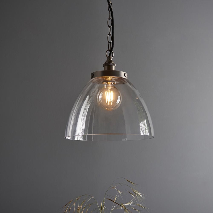 Endon 106896 - Lustre sur chaîne HANSEN 1xE27/10W/230V chrome mat