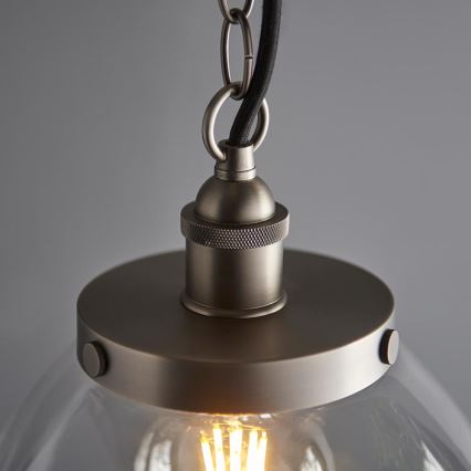 Endon 106896 - Lustre sur chaîne HANSEN 1xE27/10W/230V chrome mat