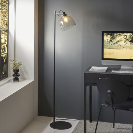 Endon 107013 - Lampadaire URBAN 1xE27/10W/230V noir/fumé