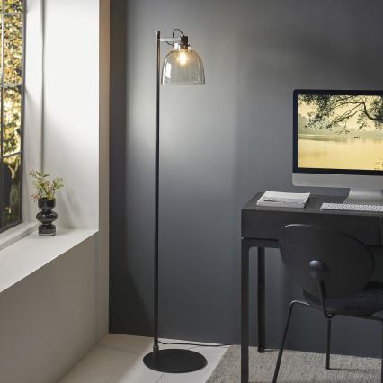 Endon 107013 - Lampadaire URBAN 1xE27/10W/230V noir/fumé