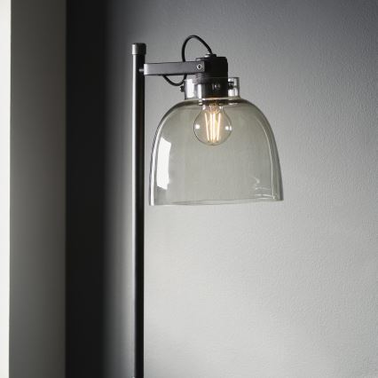 Endon 107013 - Lampadaire URBAN 1xE27/10W/230V noir/fumé