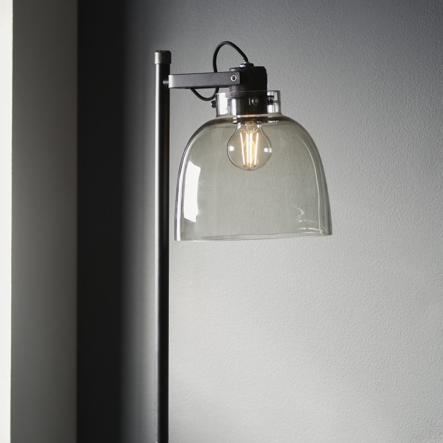 Endon 107013 - Lampadaire URBAN 1xE27/10W/230V noir/fumé