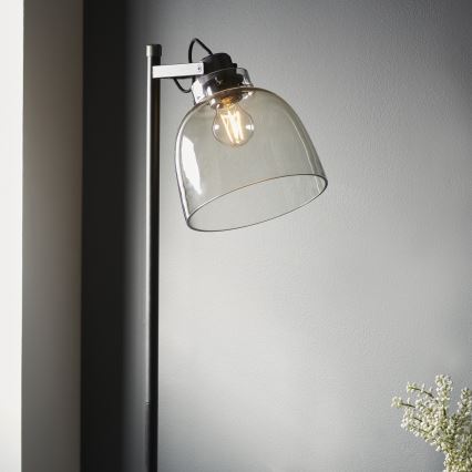 Endon 107013 - Lampadaire URBAN 1xE27/10W/230V noir/fumé