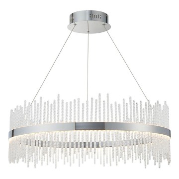 Endon 107108 - Suspension LED sur câble, 56W, 230V, 3000K, finition chromée brillante
