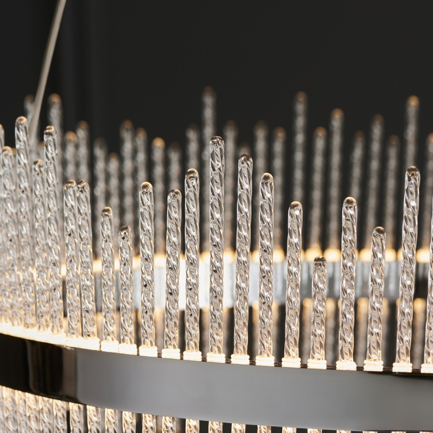 Endon 107108 - Suspension LED sur câble, 56W, 230V, 3000K, finition chromée brillante