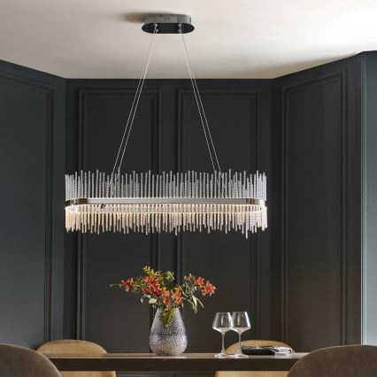 Endon 107109 - Suspension LED sur câble LED/47W/230V 3000K chrome brillant