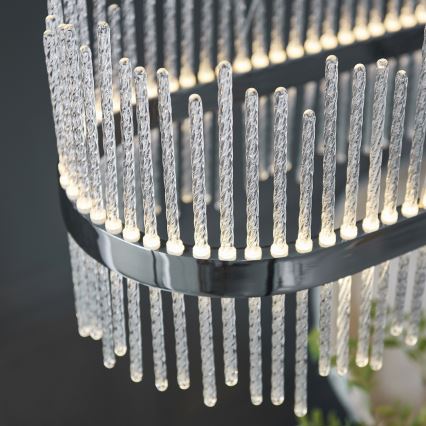 Endon 107109 - Suspension LED sur câble LED/47W/230V 3000K chrome brillant