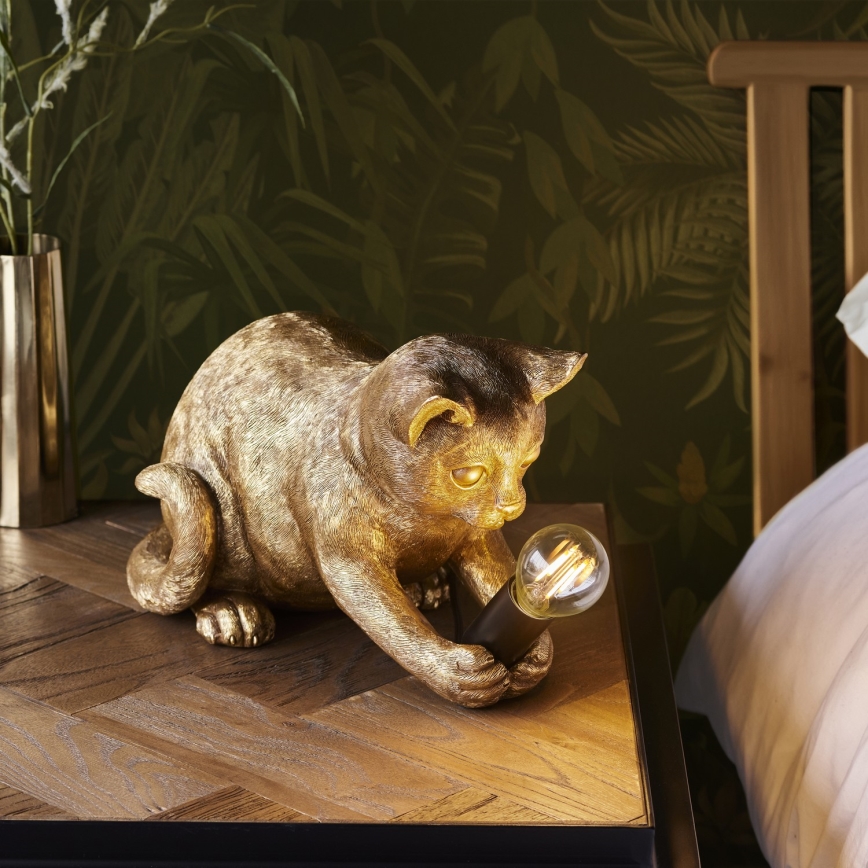 Endon 107389 - Lampe de table KITTEN 1xE14/7W/230V doré