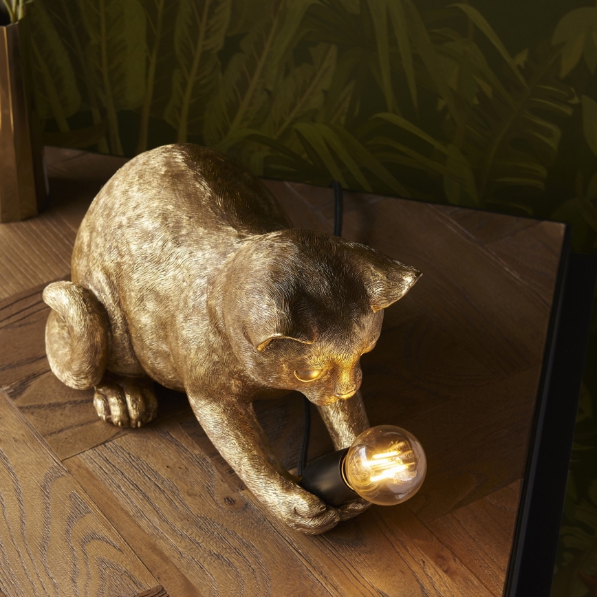 Endon 107389 - Lampe de table KITTEN 1xE14/7W/230V doré