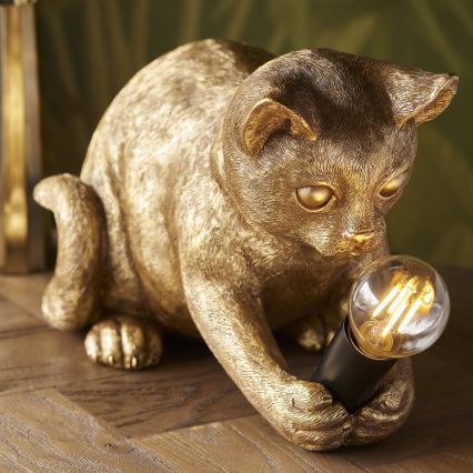 Endon 107389 - Lampe de table KITTEN 1xE14/7W/230V doré