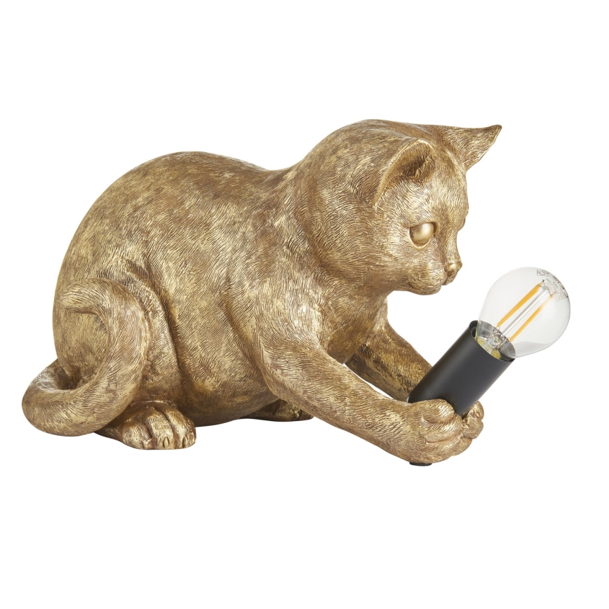 Endon 107389 - Lampe de table KITTEN 1xE14/7W/230V doré