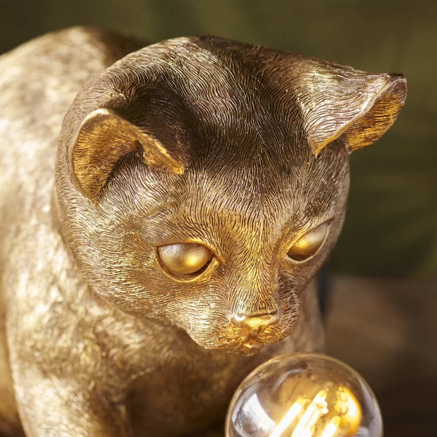 Endon 107389 - Lampe de table KITTEN 1xE14/7W/230V doré