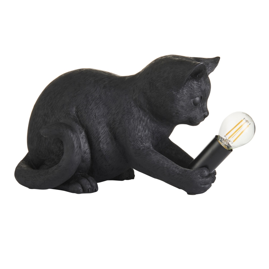Endon 107390 - Lampe de table KITTEN 1xE14/7W/230V noir