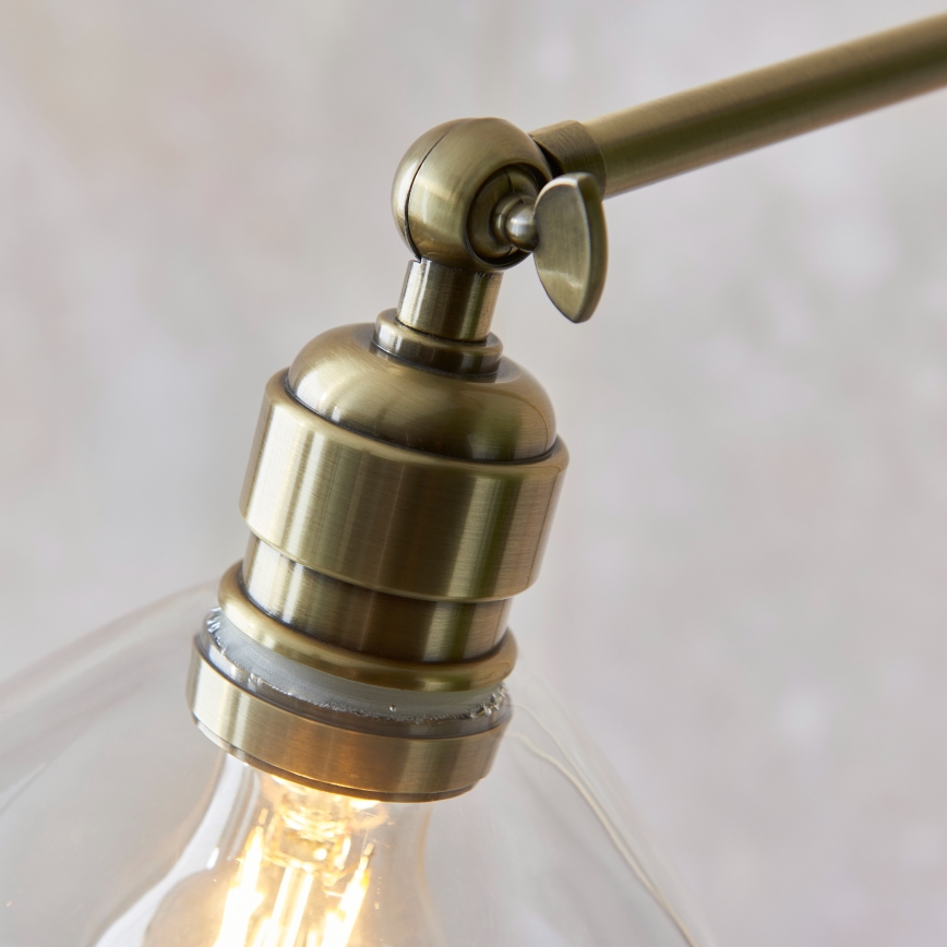 Endon 107609 - Lampadaire 1xE27/10W/230V laiton