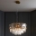 Endon 107785 - Suspension sur câble 9xE14/6W/230V dorée