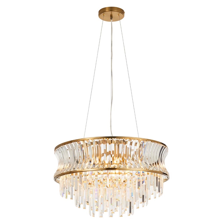 Endon 107785 - Suspension sur câble 9xE14/6W/230V dorée