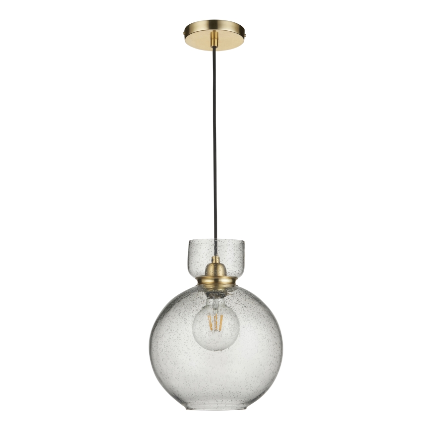 Endon 107948 - Suspension sur câble 1xE27/10W/230V doré/gris fumé