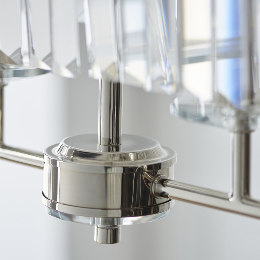Endon 109058 - Lustre sur chaîne 4xE14/6W/230V, finition chrome poli