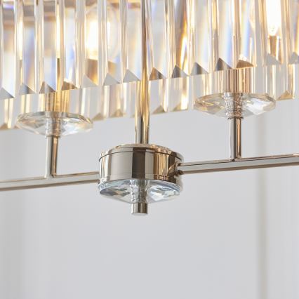 Endon 109058 - Lustre sur chaîne 4xE14/6W/230V, finition chrome poli