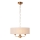 Endon 110723 - Suspension chaîne HIGHCLERE 3xE14/40W/230V beige/laiton d. 45 cm