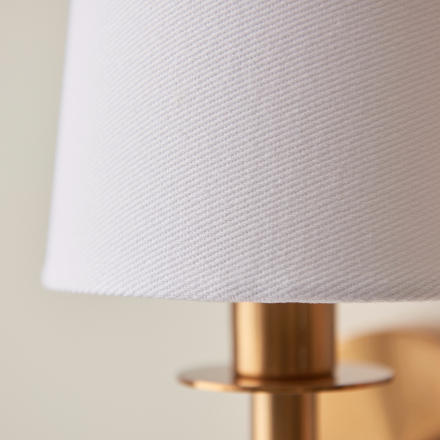 Endon 110738 - Applique murale 1xE14/6W/230V blanc/doré