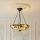 Endon 111869 - Lustre sur chaîne Tiffany ASHTON 3xE27/10W/230V Ø 45 cm