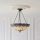 Endon 111872 - Lustre à chaîne Tiffany HUTCHINSON 3xE27/60W/230V Ø 50 cm