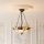 Endon 111879 - Lustre Tiffany INGRAM sur chaîne, 3x E27/10 W/230 V, Ø 45 cm