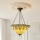 Endon 111881 - Lustre sur chaîne Tiffany JAMELIA 3xE27/10W/230V diam. 50 cm