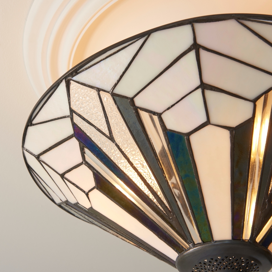 Endon 111895 - Lustre de plafond Tiffany ASTORIA 3xE27/10W/230V Ø 48 cm