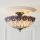 Endon 111906 - Plafonnier en saillie Tiffany HUTCHINSON 3xE27/10W/230V Ø 50 cm