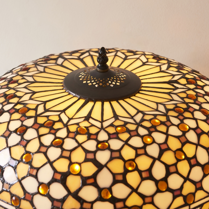 Endon 112178 - Lampe de table Tiffany MILLE FEUX 2xE14/40W/230V diam. 45 cm