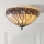 Endon 112188 - Plafonnier Tiffany HUTCHINSON 2xE27/60W/230V Ø 40 cm
